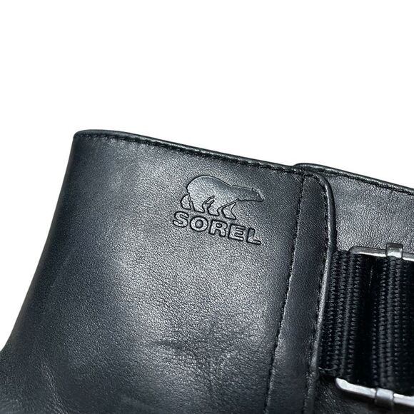SOREL Slimboot Slimpack Pull on Short Boot Black Size 6 - Picture 9 of 10